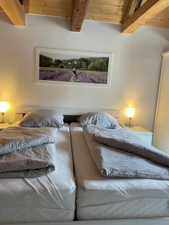 Postel nebo postele na pokoji v ubytování 24-7 Apartment Passau