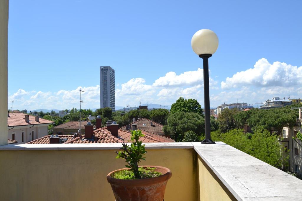 Balkón nebo terasa v ubytování Hotel Parco Fellini