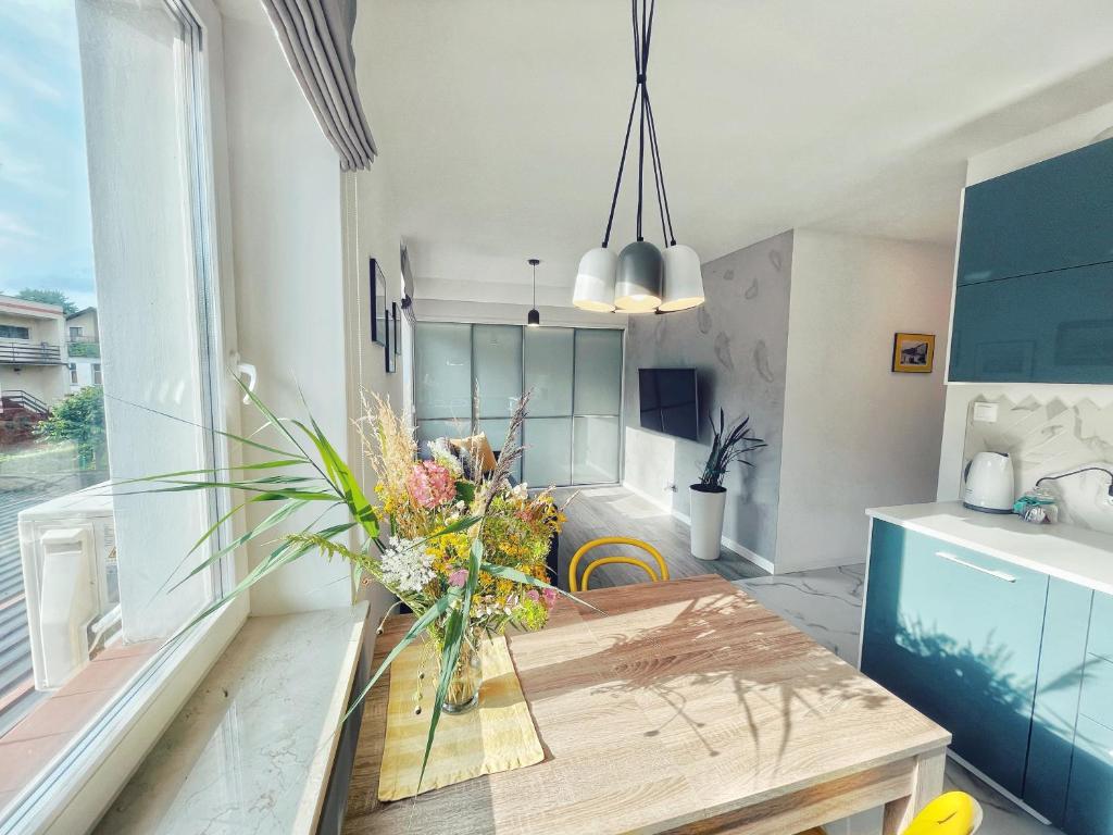 Kuchyňa alebo kuchynka v ubytovaní Urban Jungle - luksusowy apartment w Gdyni.