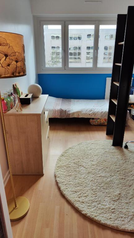 Posteľ alebo postele v izbe v ubytovaní Appartement 100m2 près du métro et aéroport