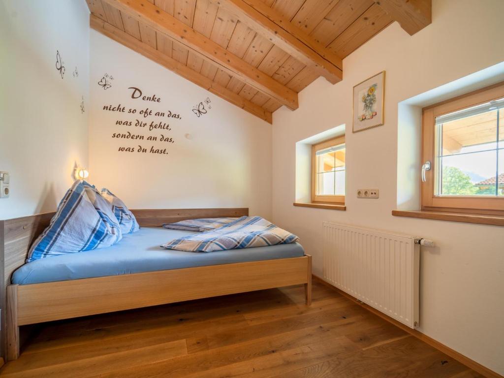 Postel nebo postele na pokoji v ubytování Sommerstein