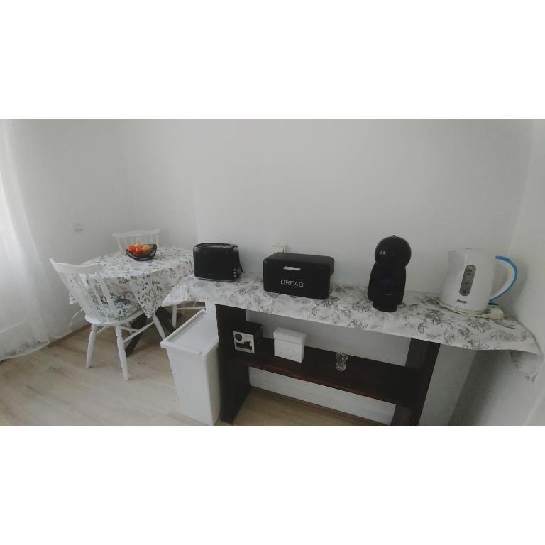 Kuchyň nebo kuchyňský kout v ubytování Kennedy apartment