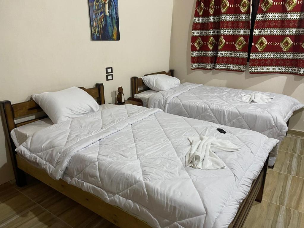 Postel nebo postele na pokoji v ubytování amzran hotel siwa