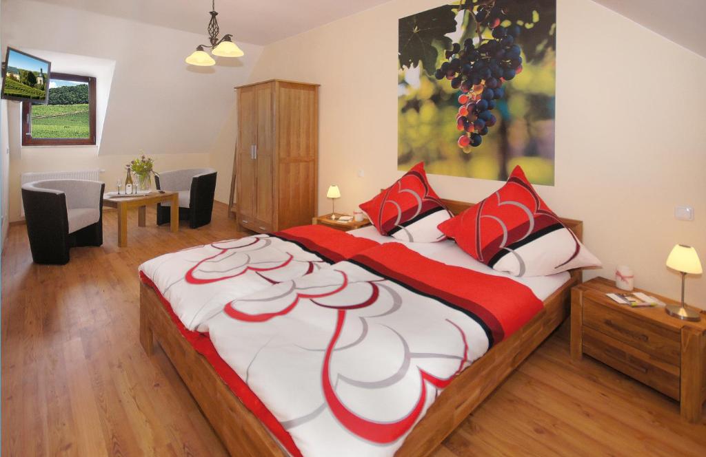 Postel nebo postele na pokoji v ubytování Gästezimmer Hans-Norbert Mack