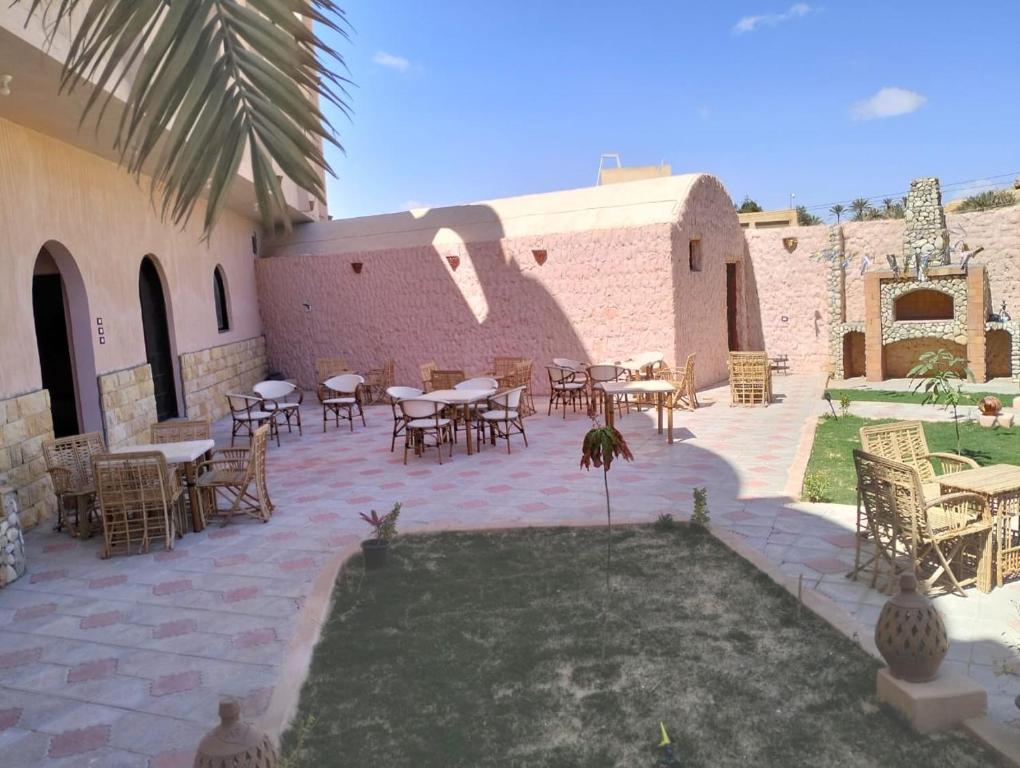 Restaurace v ubytování amzran hotel siwa