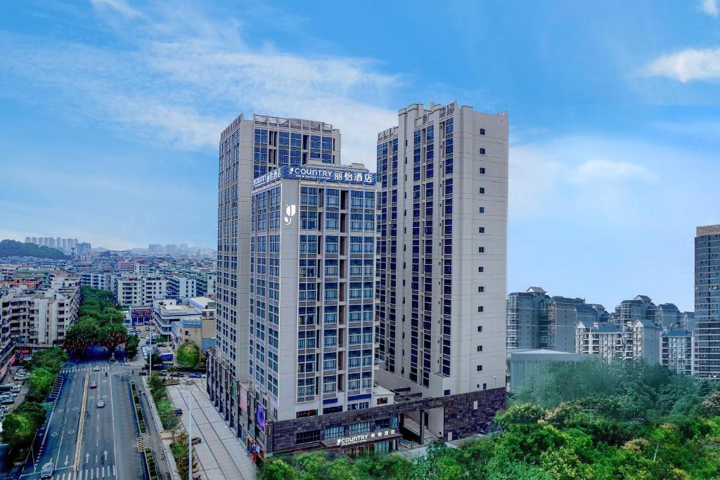 Nespecifikovaný výhled na destinaci Taishan nebo výhled na město při pohledu z hotelu