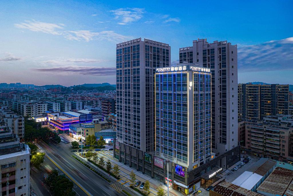 Nespecifikovaný výhled na destinaci Taishan nebo výhled na město při pohledu z hotelu