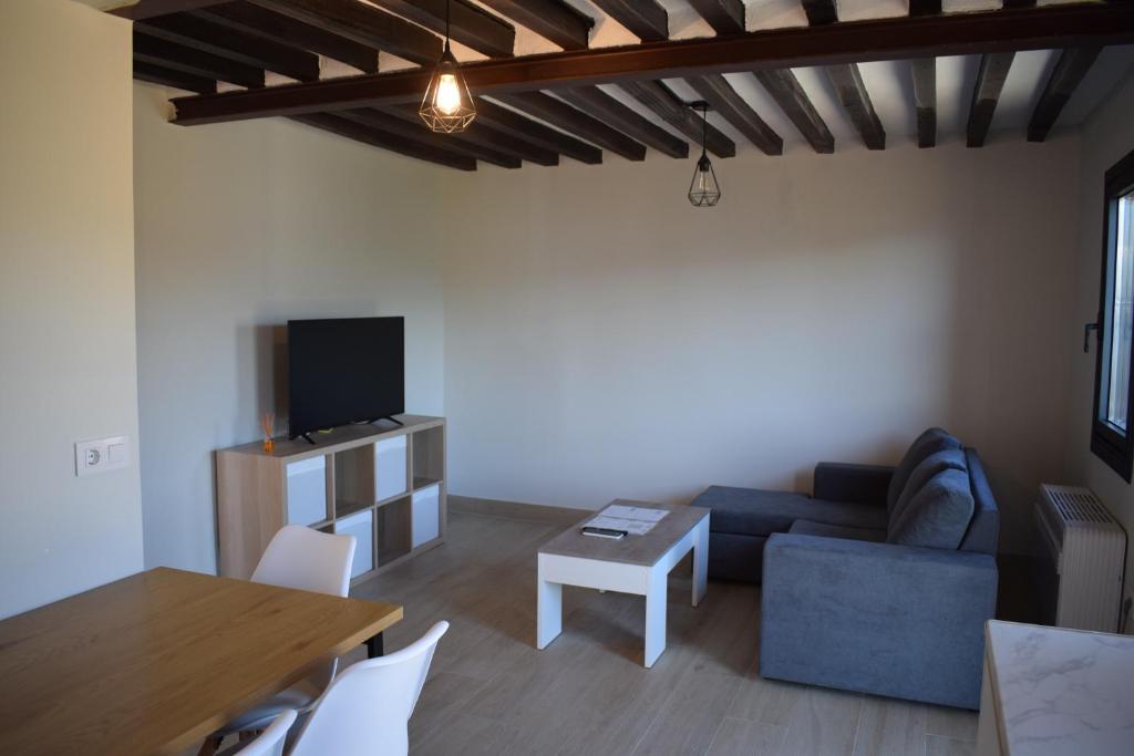 TV a/nebo společenská místnost v ubytování Casa Cuartel