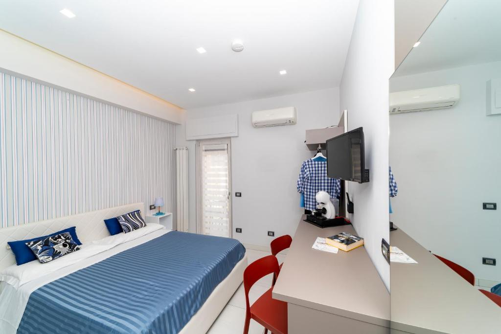 Postel nebo postele na pokoji v ubytování Estate4home - ChristAl