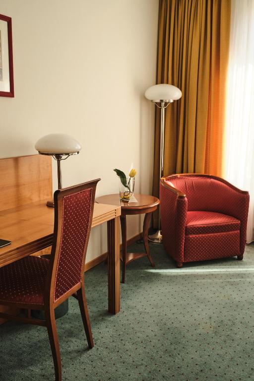 Posezení v ubytování Hotel Exel