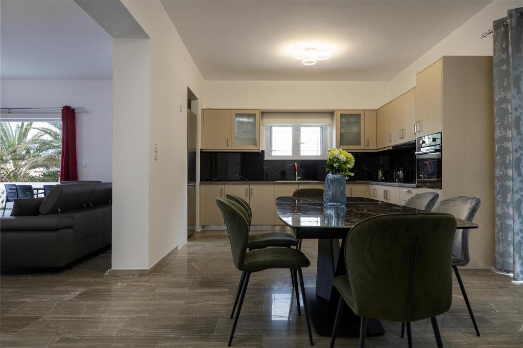 Køkken eller tekøkken på Villa panagiotis