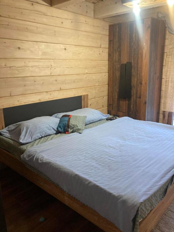 Postel nebo postele na pokoji v ubytování Chata Peťo