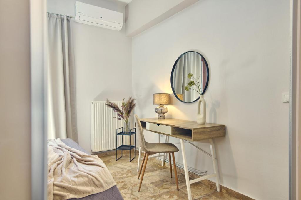 Postel nebo postele na pokoji v ubytování Maria House