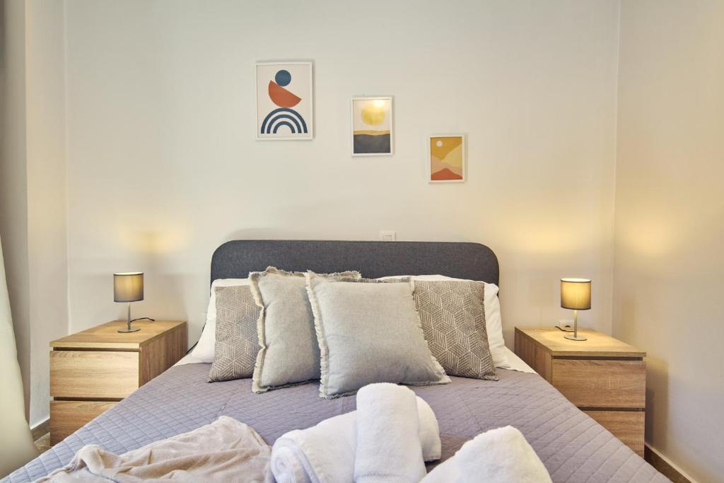 Postel nebo postele na pokoji v ubytování Maria House