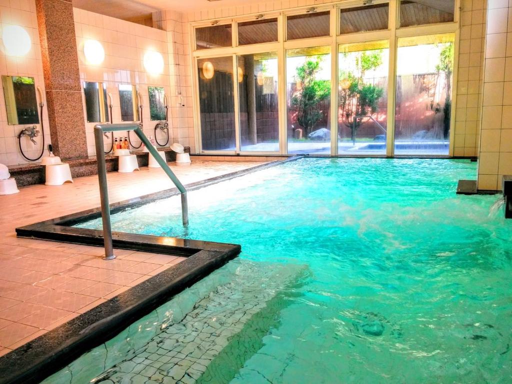 Bazén v ubytování glampark Monte Rosa Hyogo nebo v jeho okolí