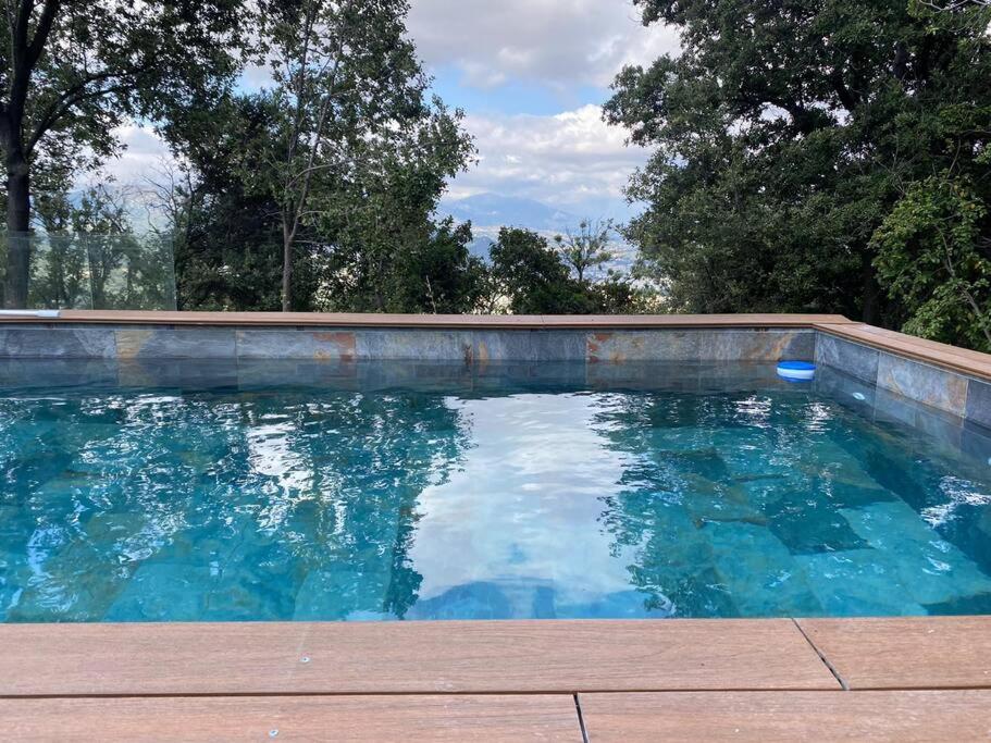 Bazén v ubytovaní Villa d'Architecte Casa Mado avec Piscine vue imprenable alebo v jeho blízkosti