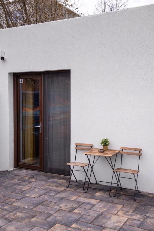 Patio nebo venkovní prostory v ubytování Brateș Greaca