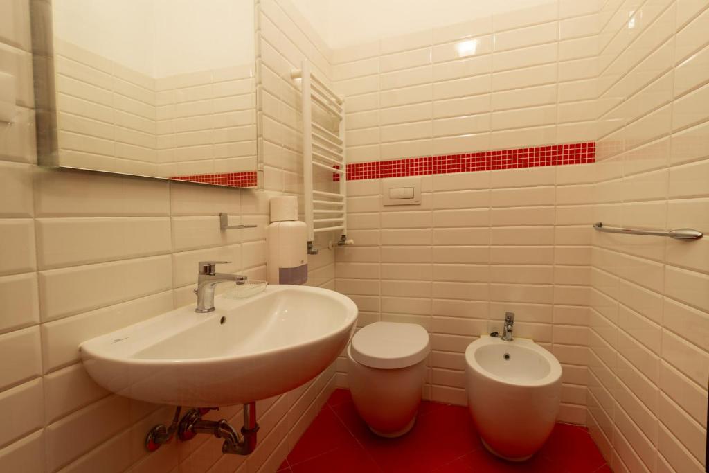 Koupelna v ubytování Art Dreams B&B