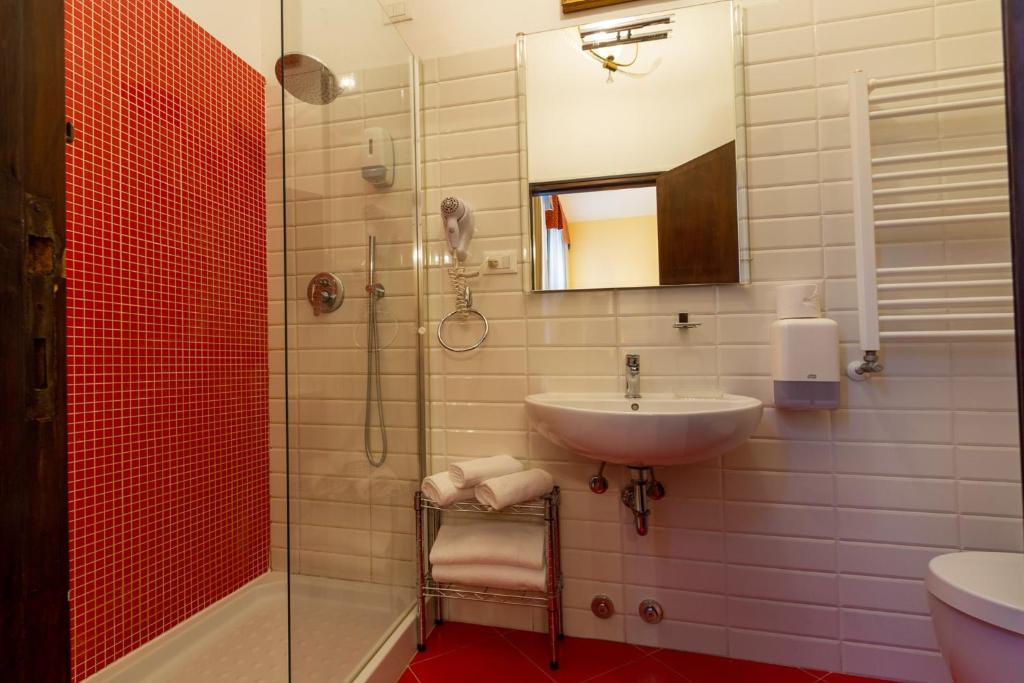 Koupelna v ubytování Art Dreams B&B