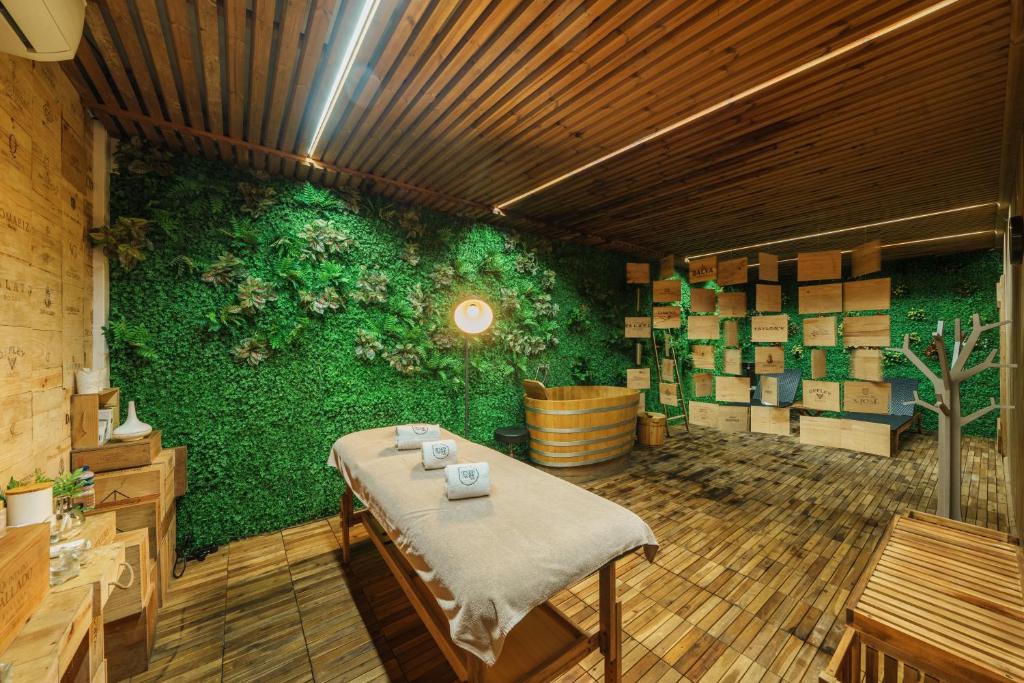 Lázně a/nebo wellness v ubytování Design & Wine Hotel