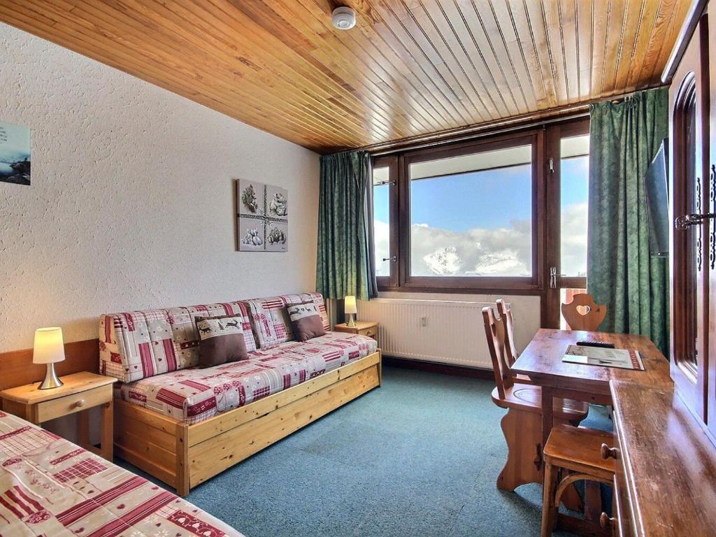 Studio pour 3 pers., vue Mont-Blanc, balcon