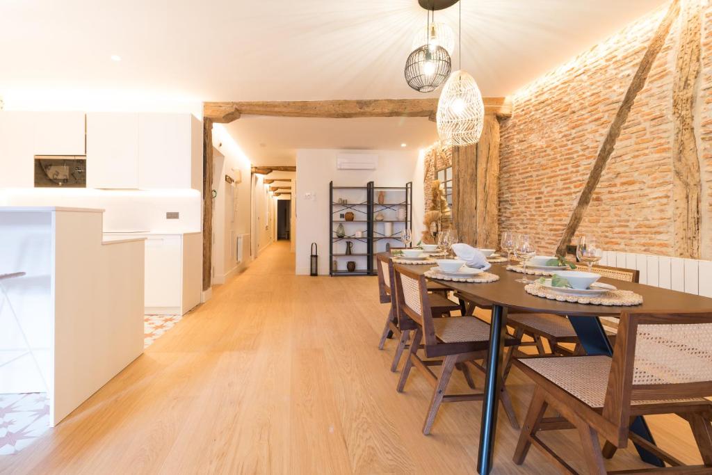 Kuchyň nebo kuchyňský kout v ubytování Ribera AC by Staynnapartments