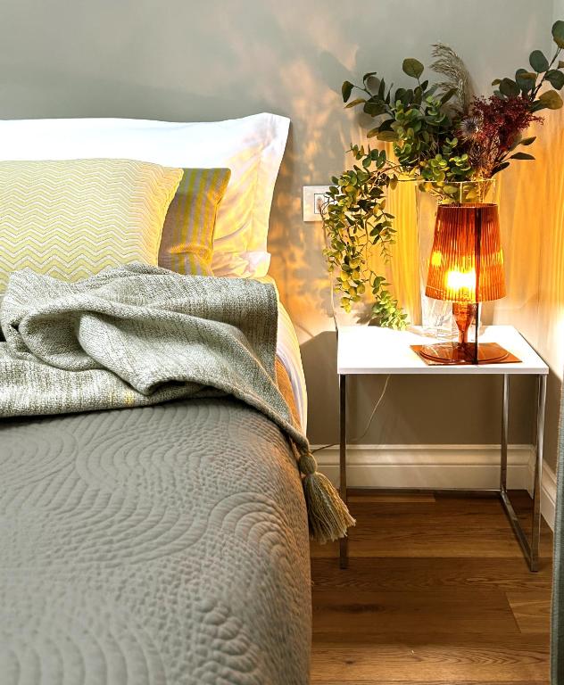 A bed or beds in a room at Room114 - Studio apartment near the center