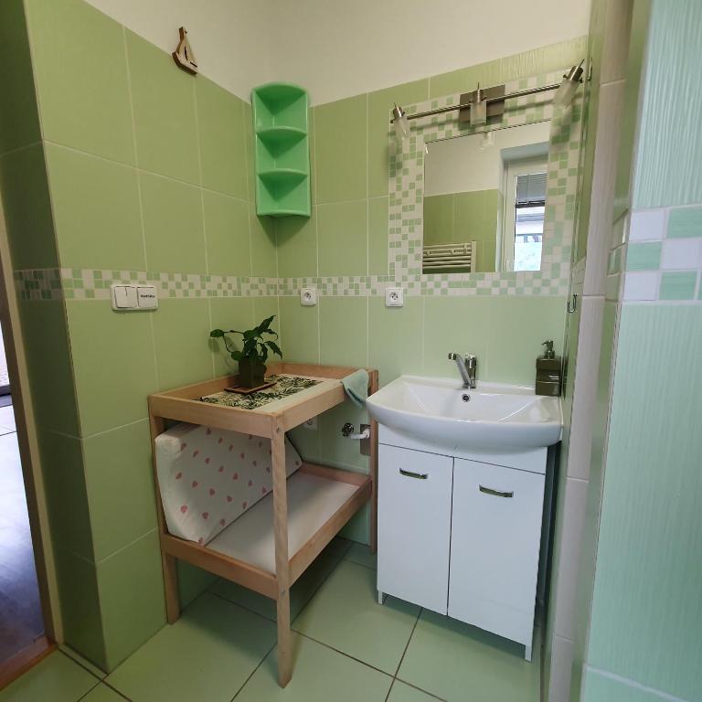 Koupelna v ubytování Apartmán U Jakuba