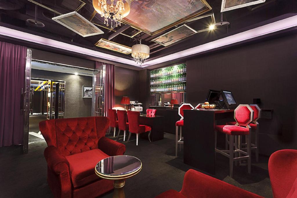 Posezení v ubytování FX Hotel Taipei Nanjing East Road Branch