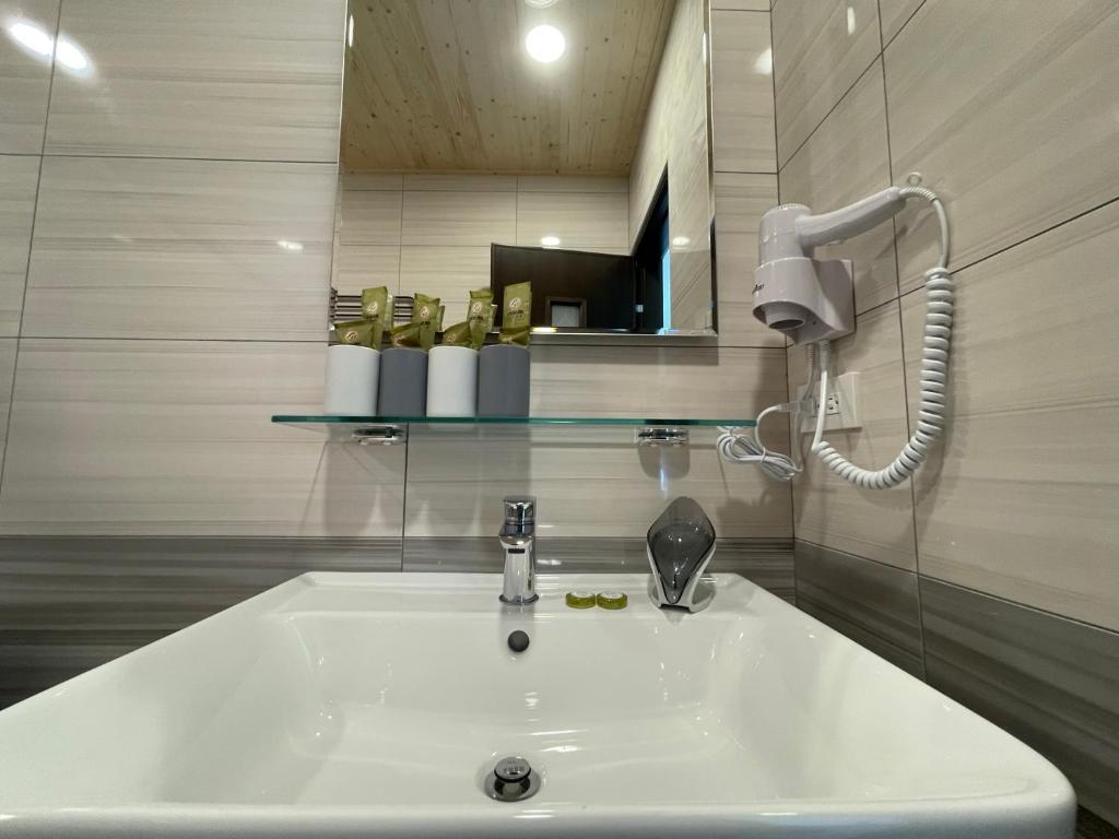 Koupelna v ubytování Suixiang B&B