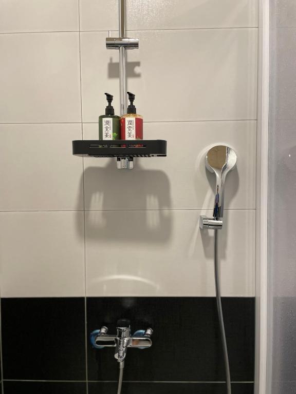 Koupelna v ubytování Suixiang B&B