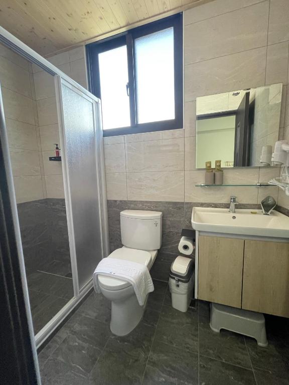 Koupelna v ubytování Suixiang B&B