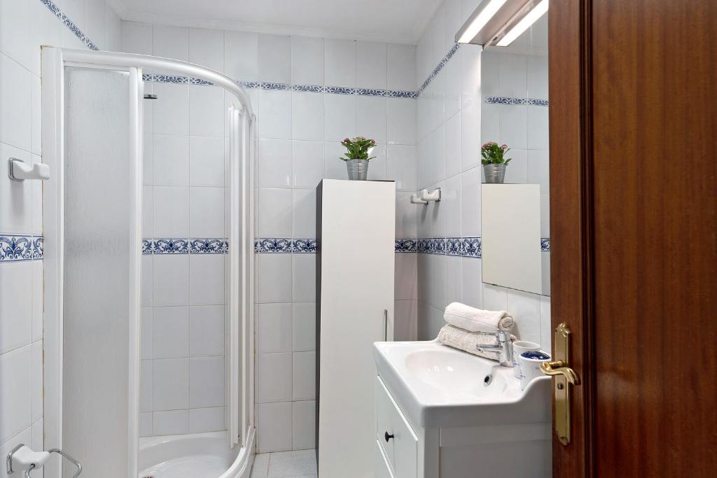 Koupelna v ubytování Villa Las Palmeras