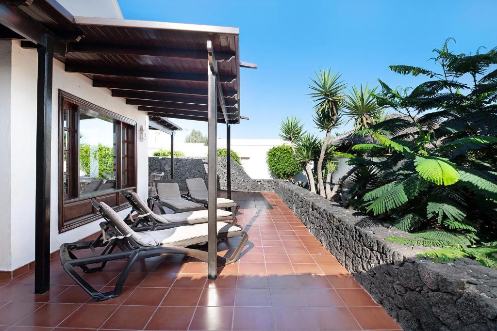 Zahrada ubytování Villa Las Palmeras