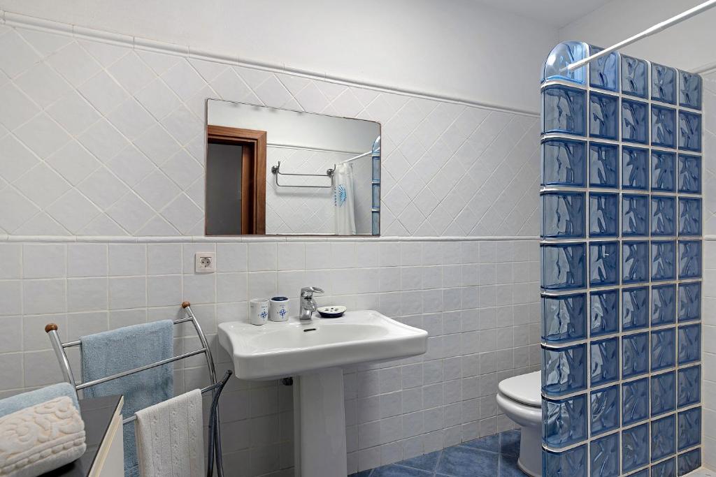 Koupelna v ubytování Villa Las Palmeras