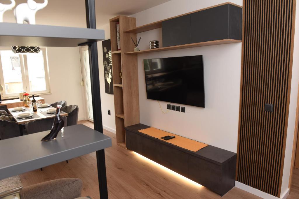 TV a/nebo společenská místnost v ubytování Navigo
