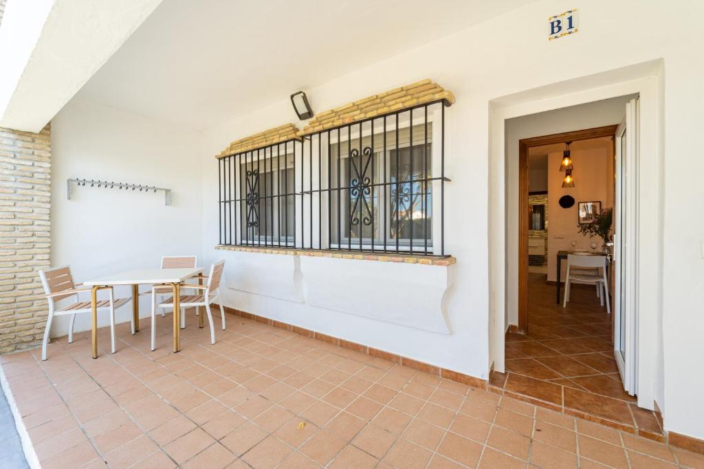 Balkon lub taras w obiekcie Apartamento Jibazahora B1