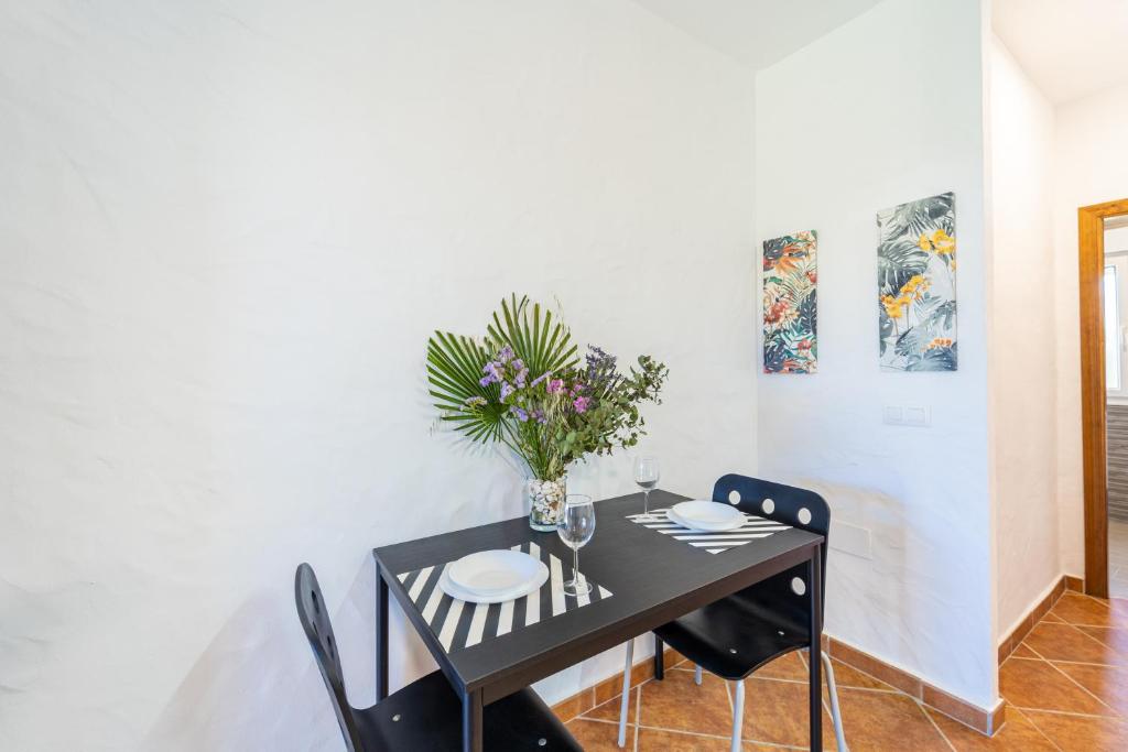 Posezení v ubytování Apartamento Jibazahora B3