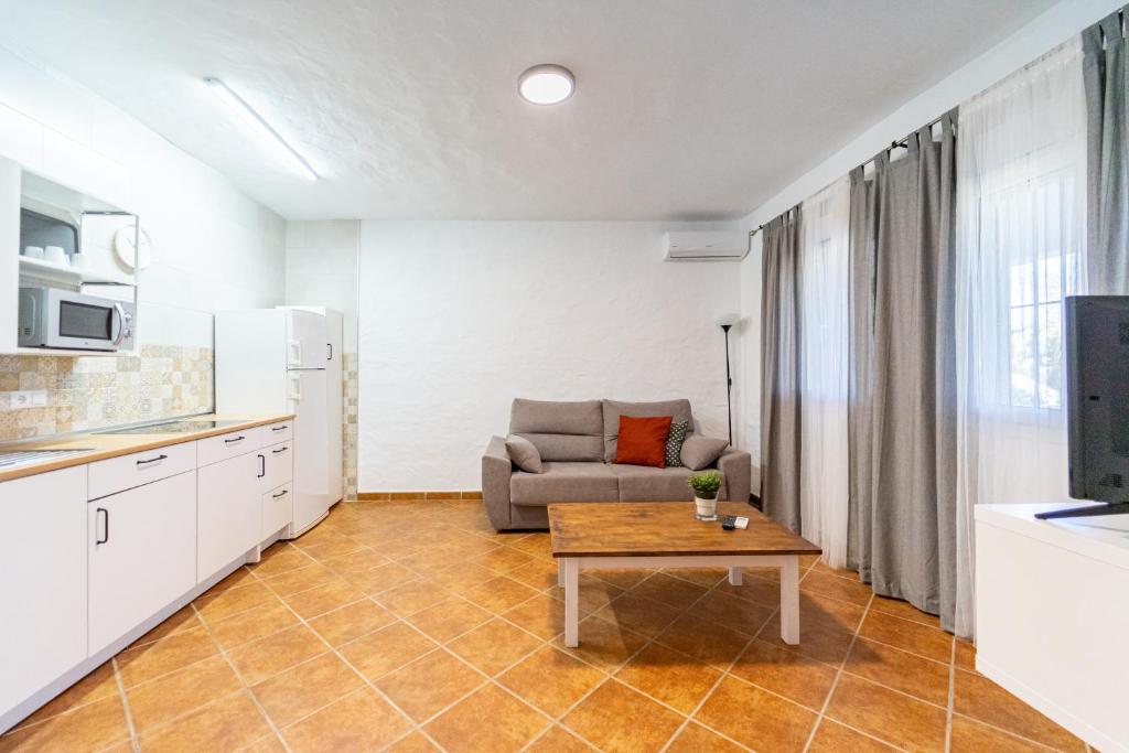 Kuchyň nebo kuchyňský kout v ubytování Apartamento Jibazahora B3