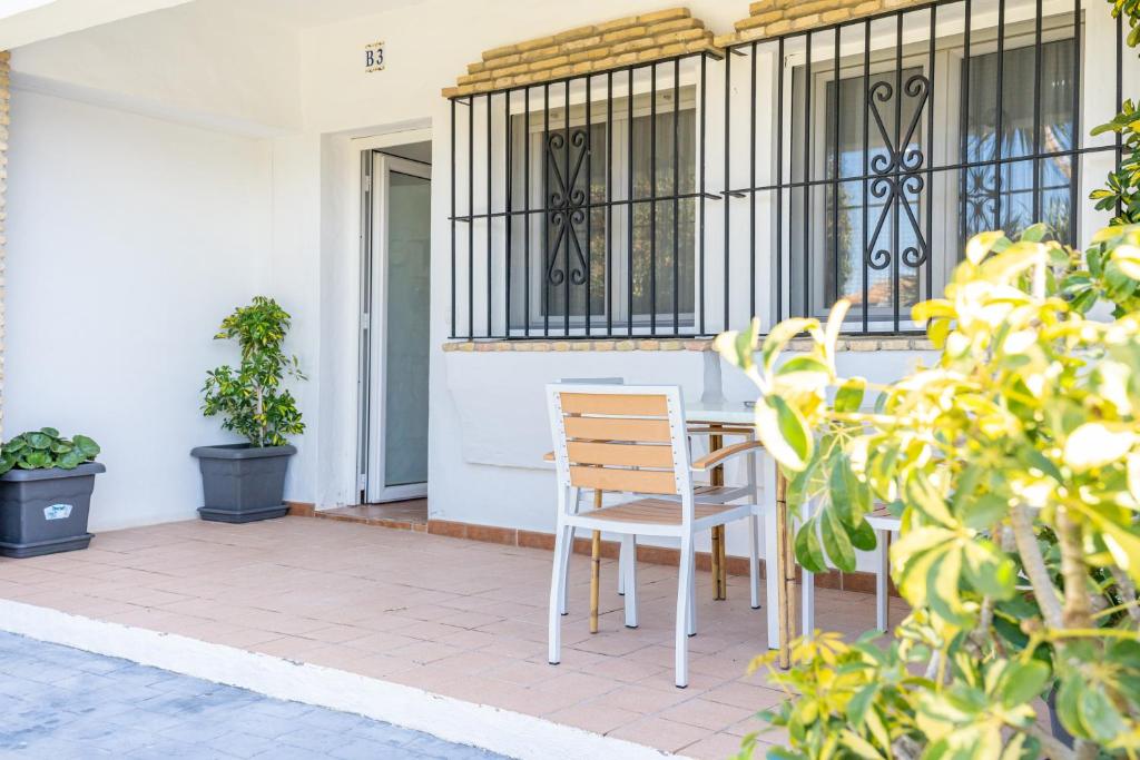 Balkón nebo terasa v ubytování Apartamento Jibazahora B3