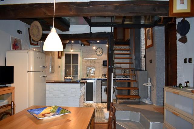 Kuchyň nebo kuchyňský kout v ubytování Casa rural De Añil - Jardín privado