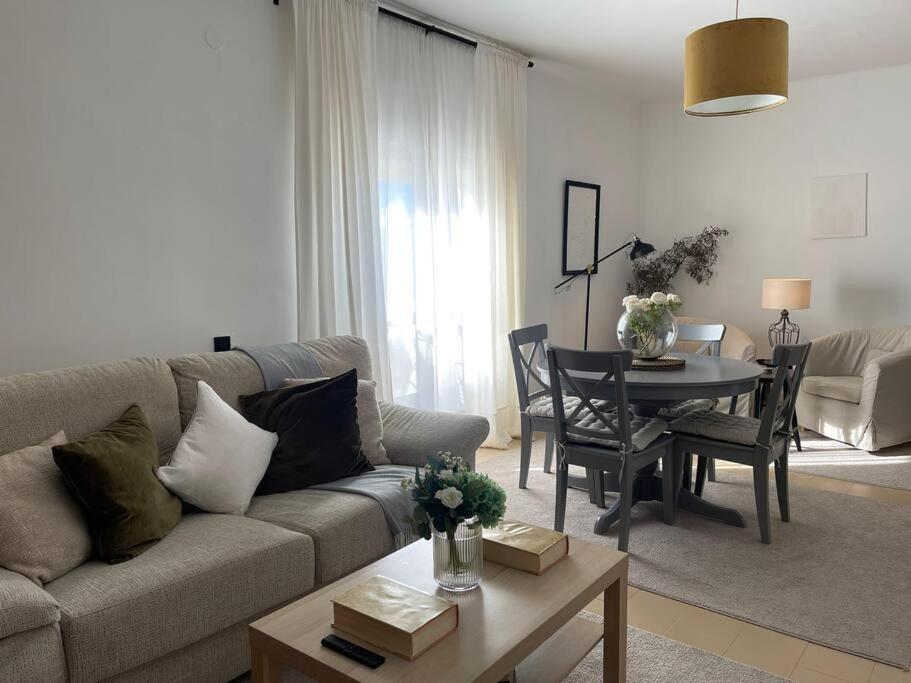 Posezení v ubytování Penthouse in Vejer
