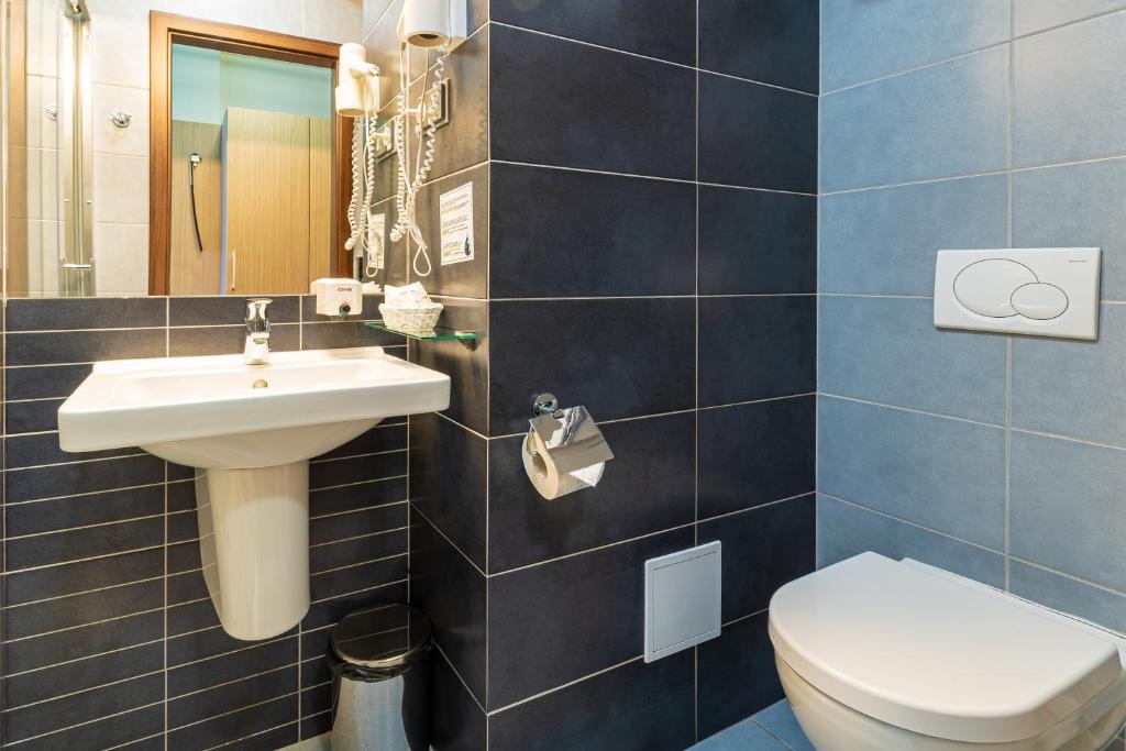 Koupelna v ubytování Hotel Ali Baba