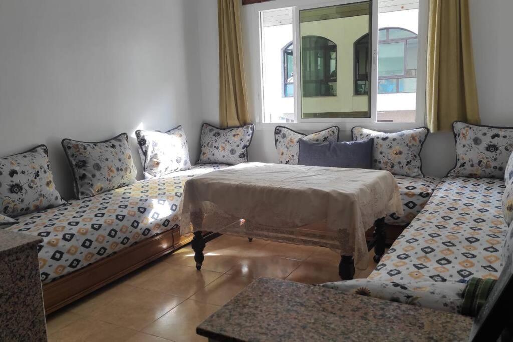 Postel nebo postele na pokoji v ubytování Superbe appartement chaleureux à 350m de la plage