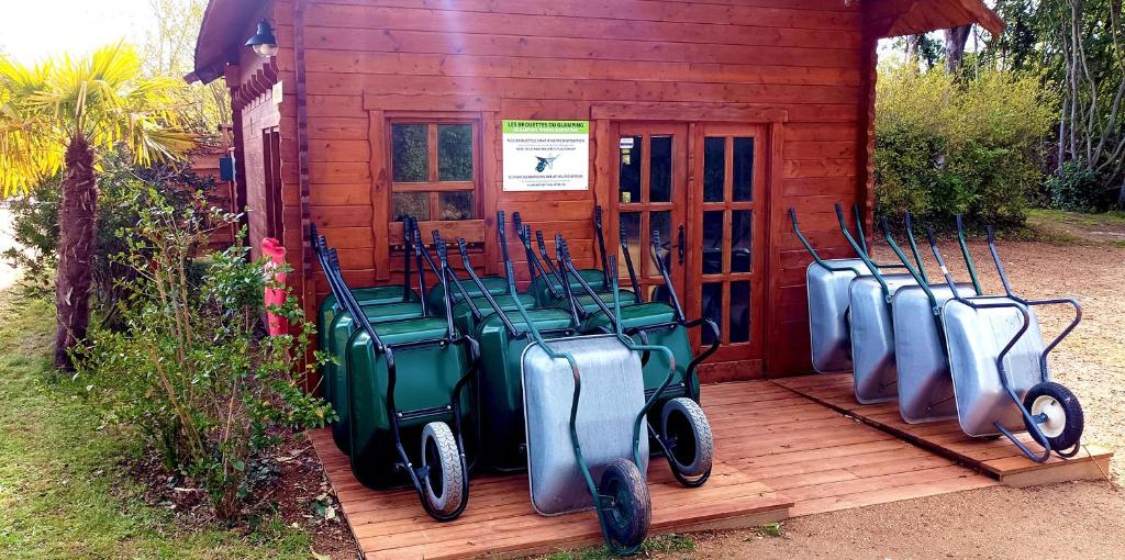Zahrada ubytování Glamping Terre & Mer