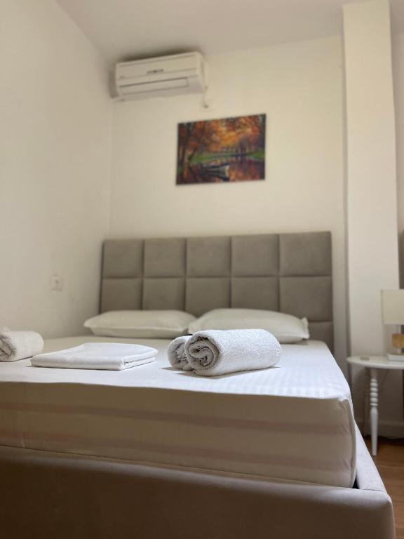 Postel nebo postele na pokoji v ubytování Arteg Apartments - Premium