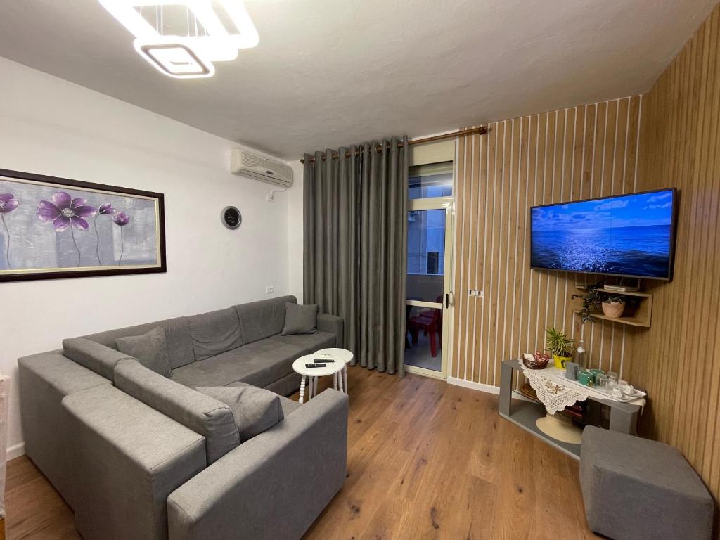 TV a/nebo společenská místnost v ubytování Arteg Apartments - Premium