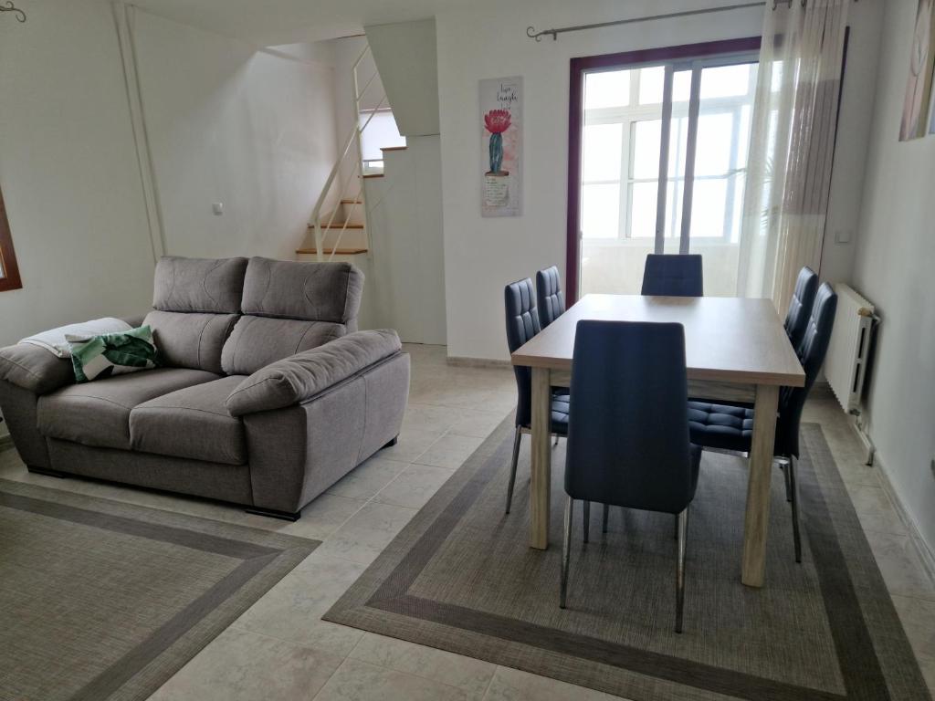 Posezení v ubytování CASA MAR DA LAXE