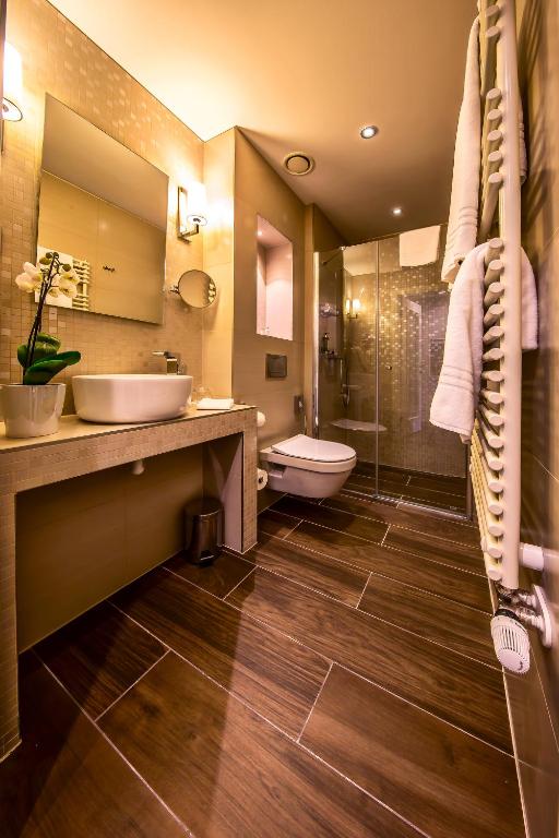 Kúpeľňa v ubytovaní Prestige Hotel Budapest