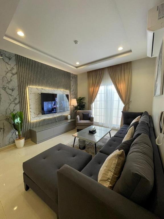 A seating area at MJ Private APARTMENT
